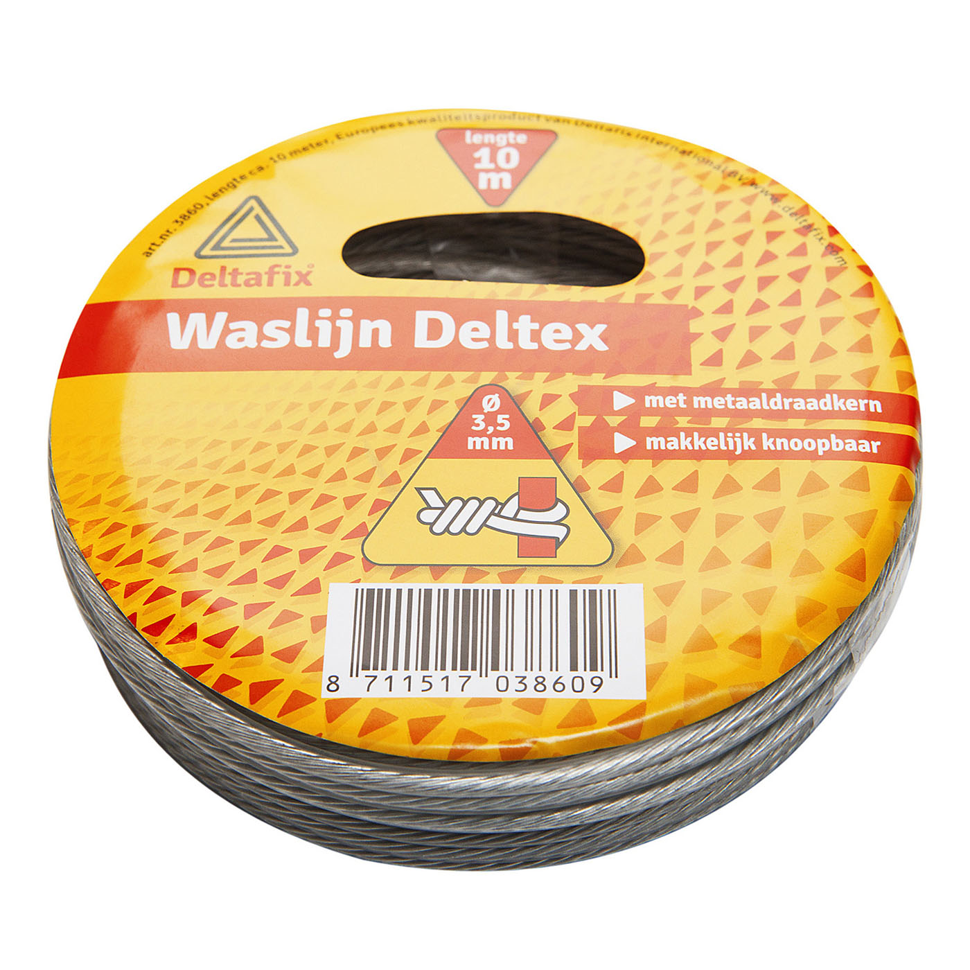 Deltafix 3,5 mm 20 meter - Waslijn - 20 Meter - 0.3 cm Deltafix 3,5 mm 20 meter - Waslijn - 20 Meter - 0.3 cm