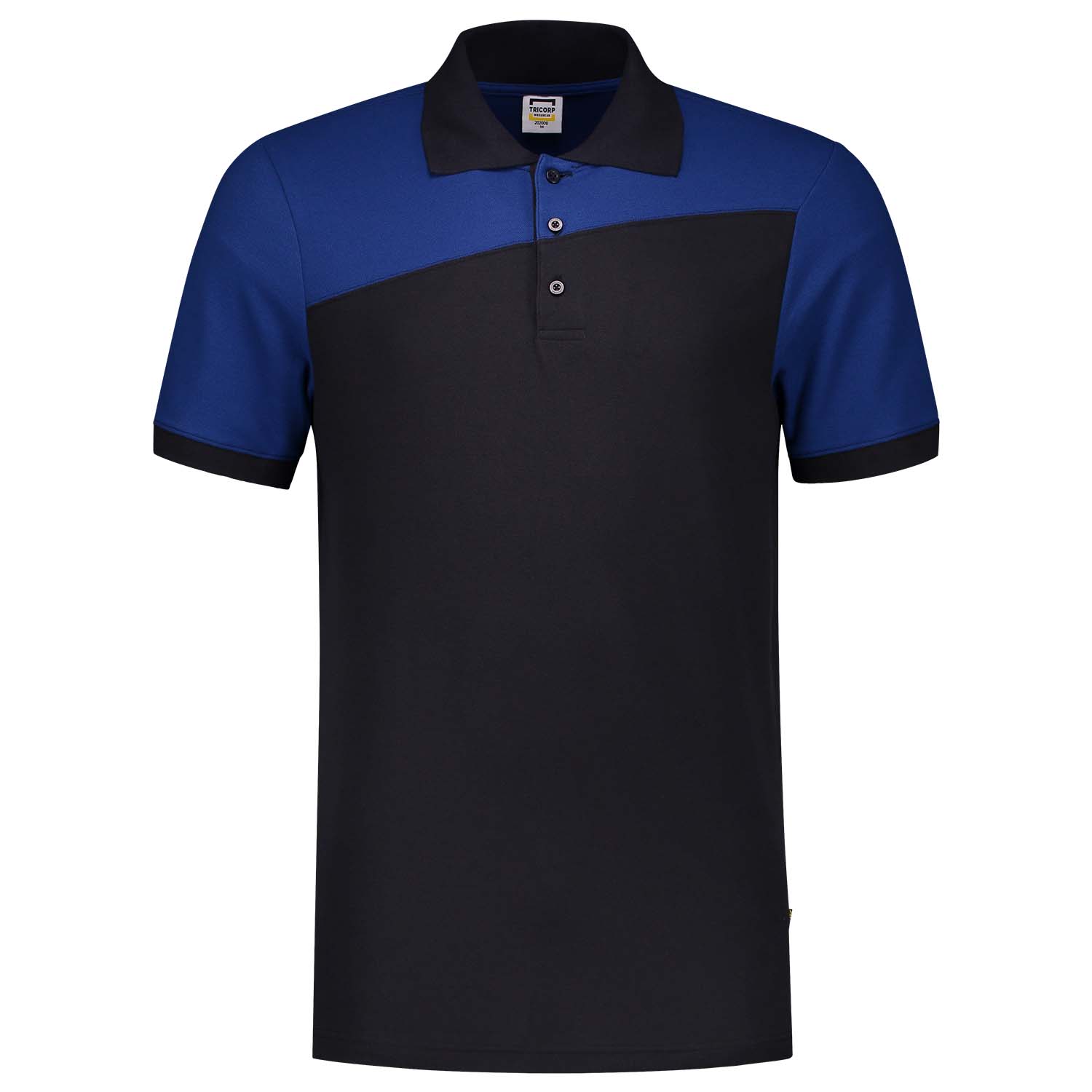 Tricorp Bicolor Naden  - Poloshirt - Donkerblauw Kobalt - 3XL
