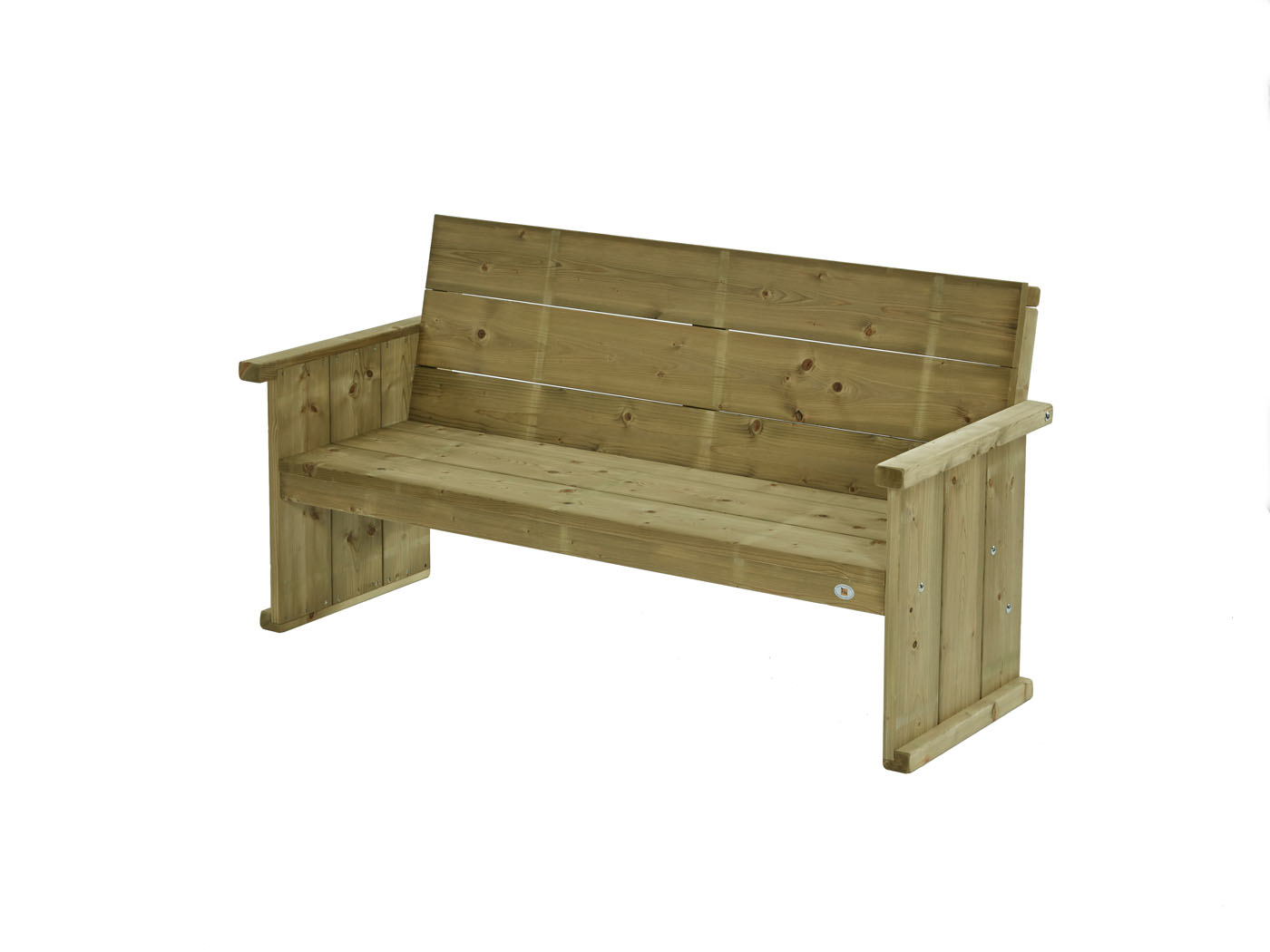 Talen Buitenmeubelen Lisse - Tuinbank - Bruin - 93x60x170 cm