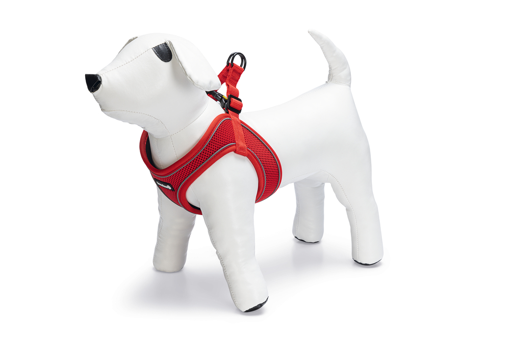 Beeztees Parinca Instaptuig - Hondentuig - rood - 30 tot 35 cm