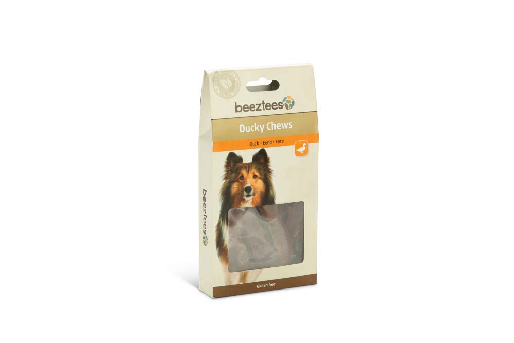 Beeztees Ducky Chews- Hondensnack - 90 Gram - Eend