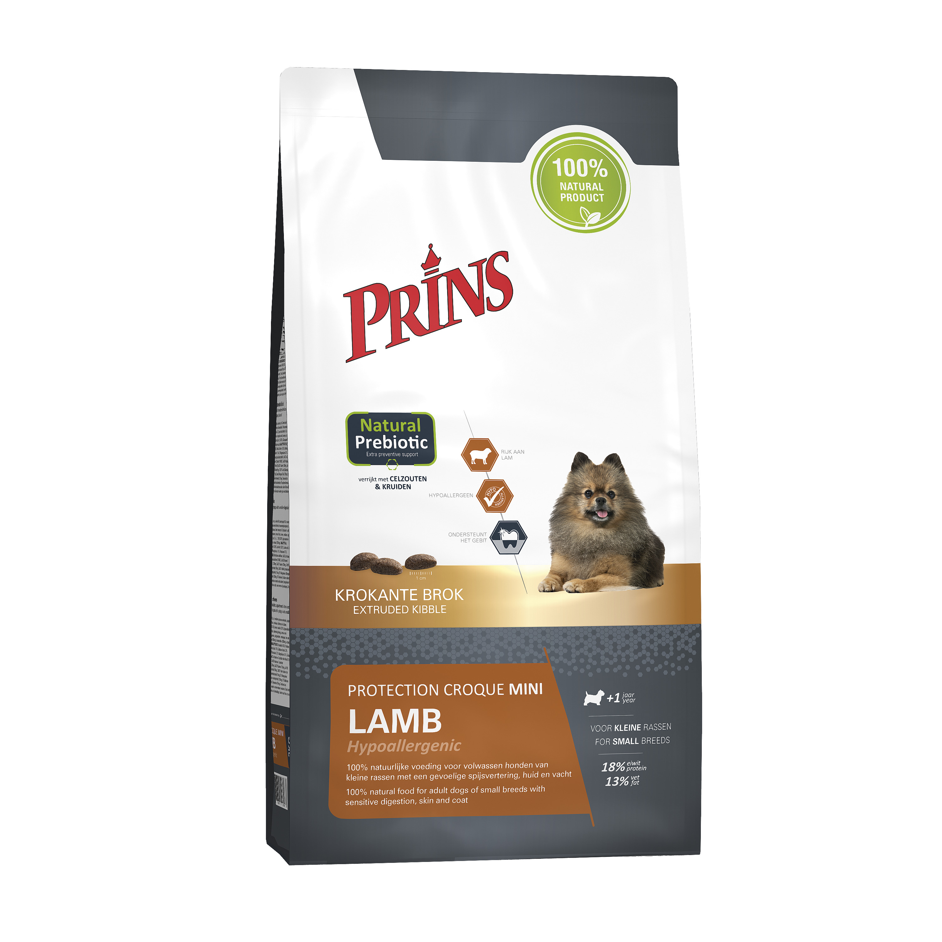 Prins Petfoods Protection Croque Mini Lamb Hypoallergenic - Hondenvoer - 10 Kilogram - lam