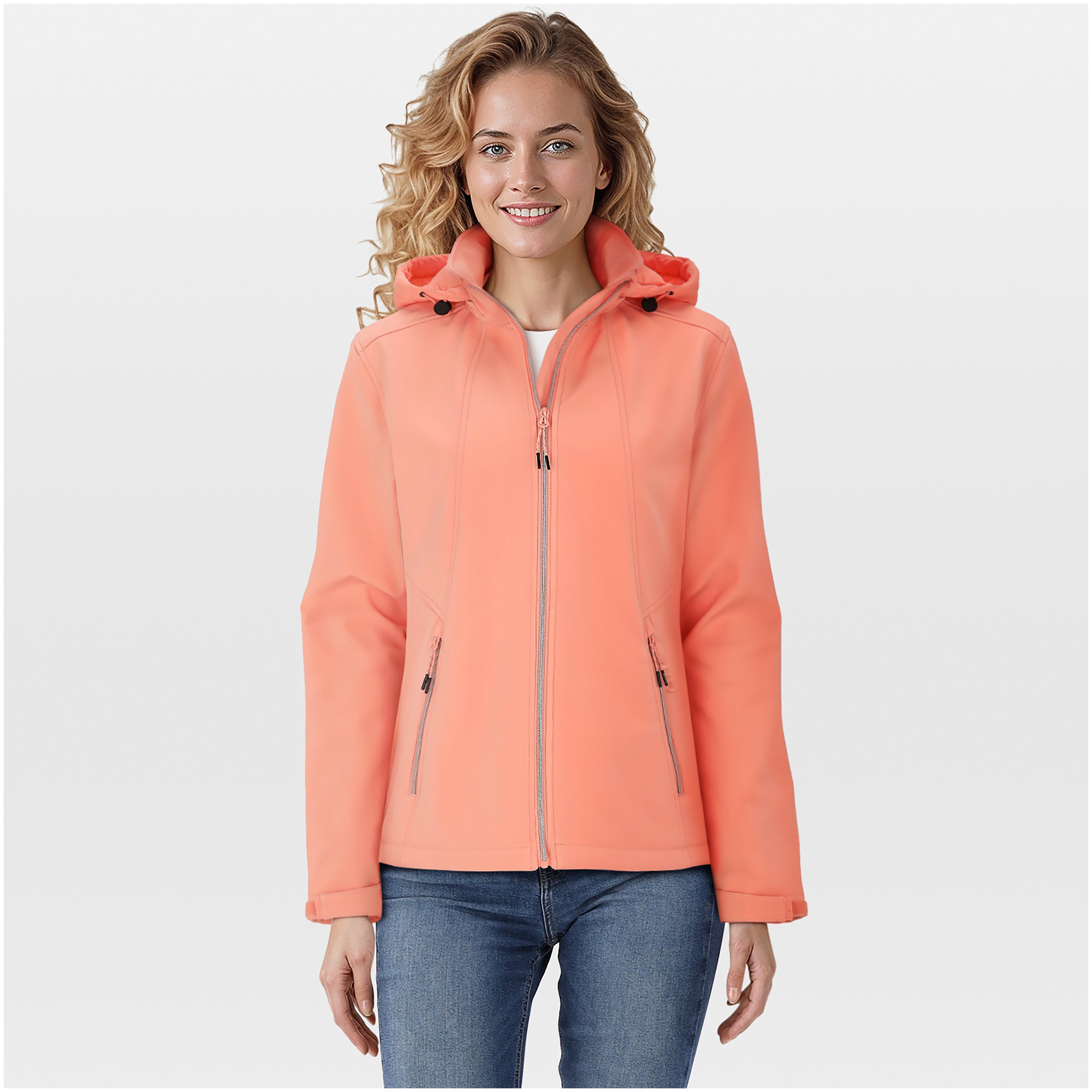 Kjelvik Jade - Softshell jas - Koraal - 36