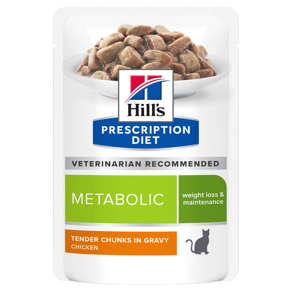 Hill's Prescription Diet Metabolic - Kattenvoer - 85 Gram - kip