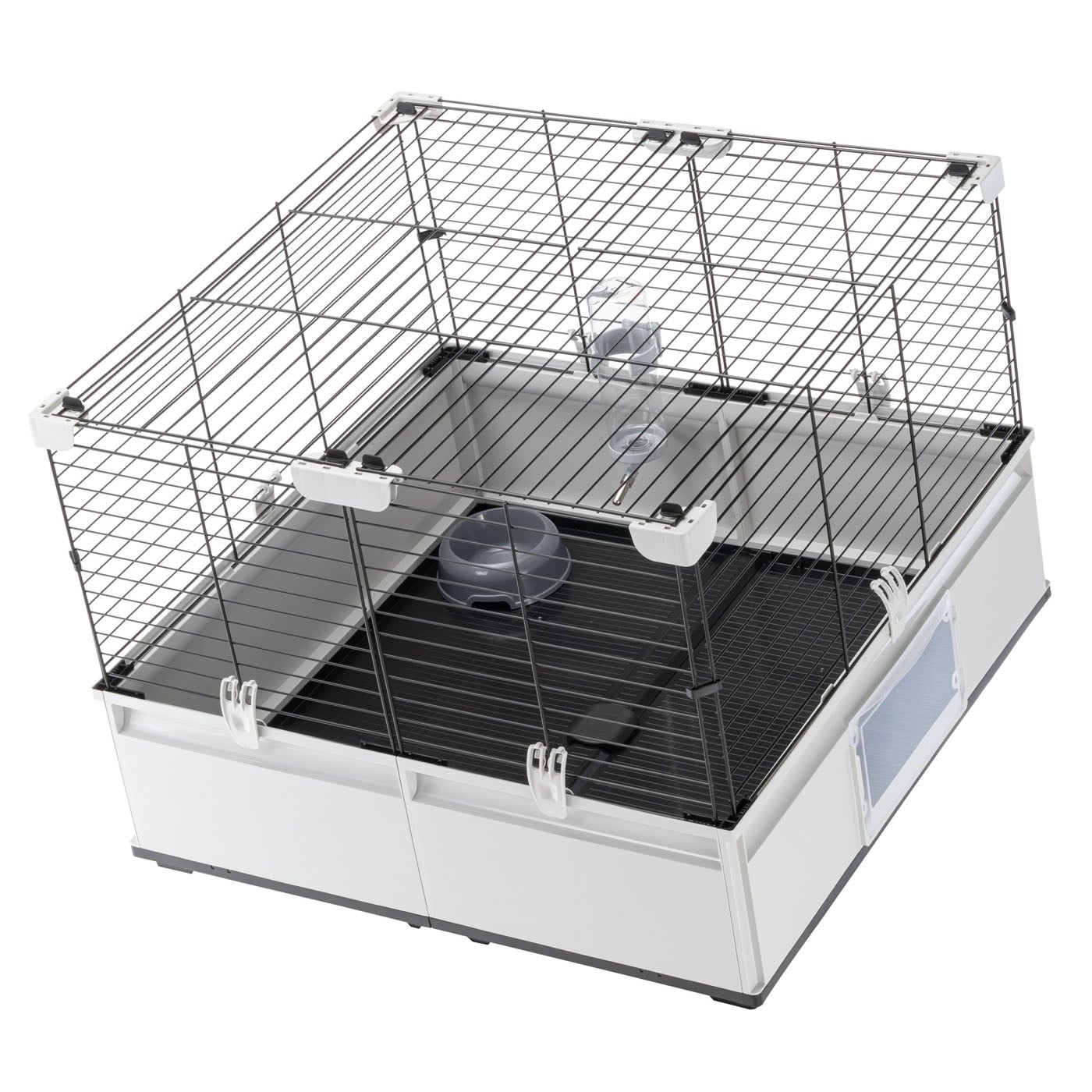 Ferplast Modulair 1 - Konijnenkooi - Grijs / Zwart - 75x74x44 cm