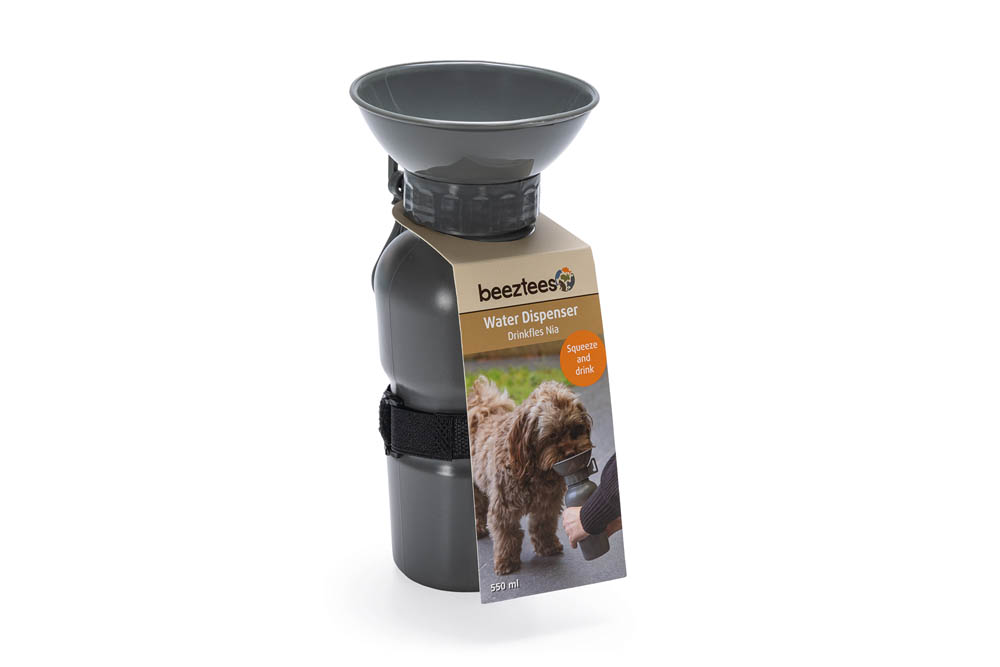 Beeztees Nia - Drinkfles - Grijs