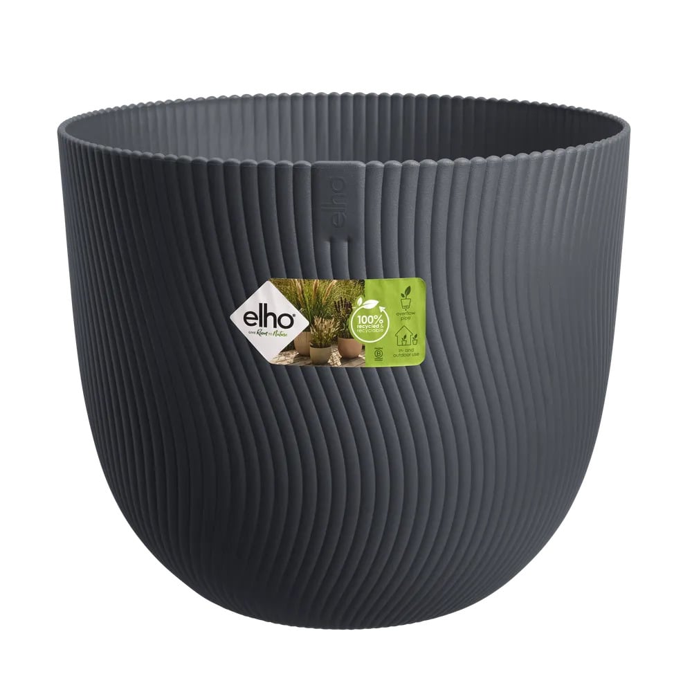 Elho Sereh Rond - Bloempot - Antraciet - 30 cm