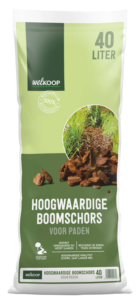 Welkoop - Hoogwaardige Boomschors - 40 Liter
