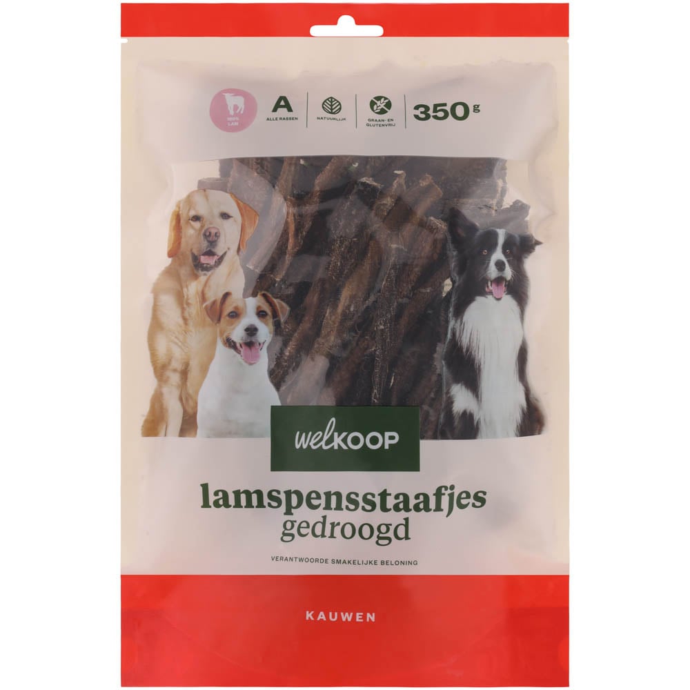 Welkoop - Lamspensstaafjes Gedroogd - 350 Gram - lam