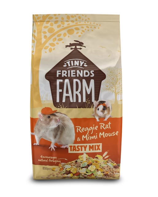 Tiny Friends Farm Reggie Rat - Rattenvoer - 0.85 Kilogram