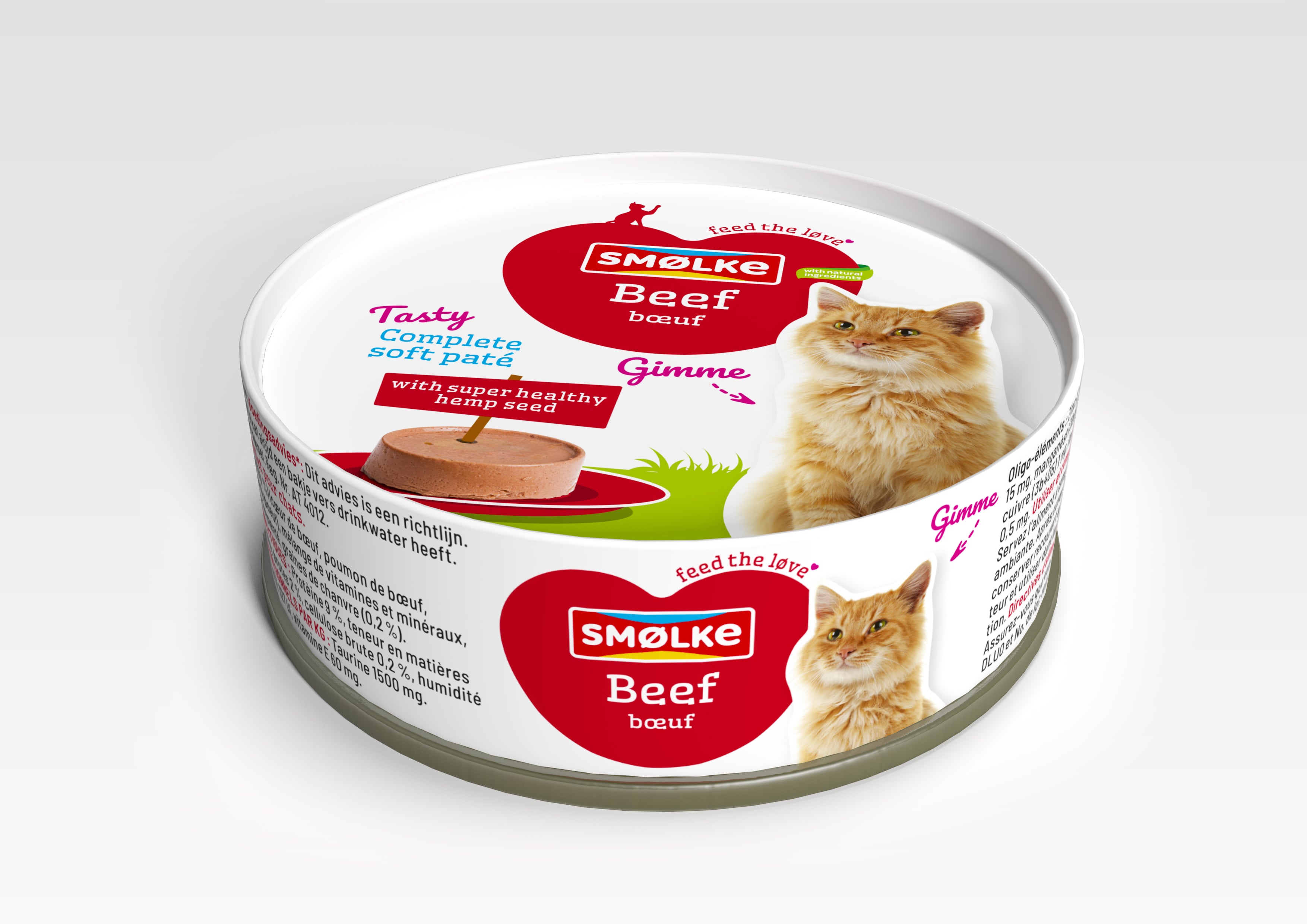Smölke Soft Paté - Kattenvoer - 80 Gram - rund Smölke Soft Paté - Kattenvoer - 80 Gram - rund