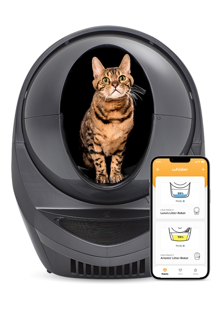 Whisker Litter-Robot 3 - Automatische kattenbak - Grijs