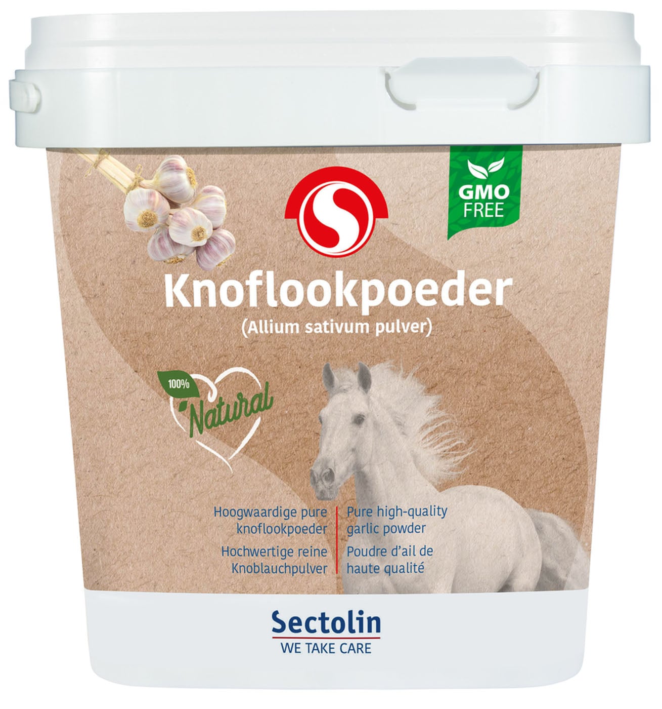 Sectolin Knoflookpoeder - Weerstandsupplement Paard - 1 Kilogram