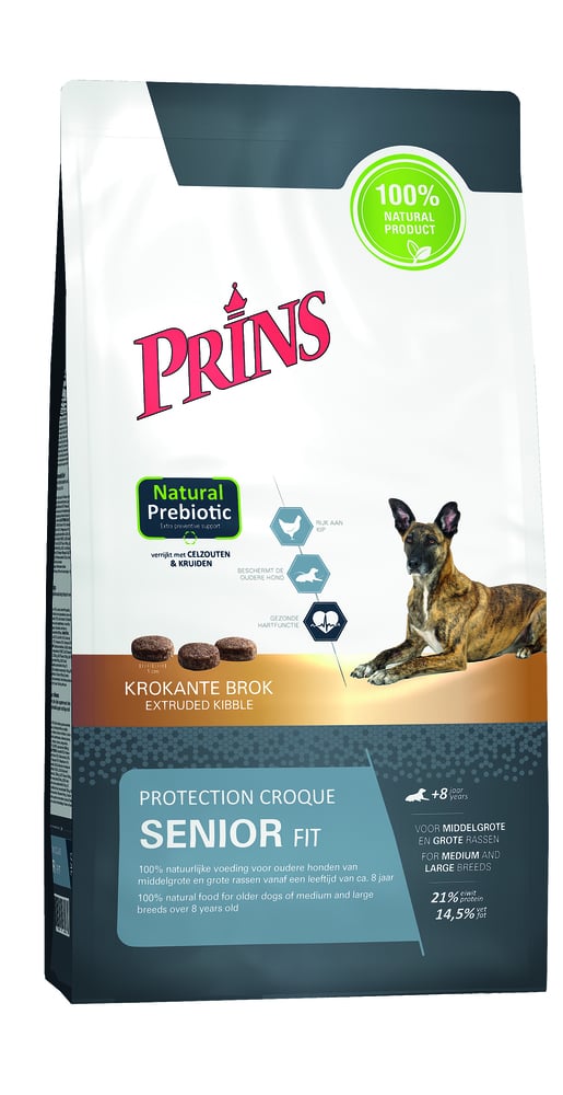 Prins Protection Croque Senior Fit - Hondenvoer - 2 Kilogram - kip