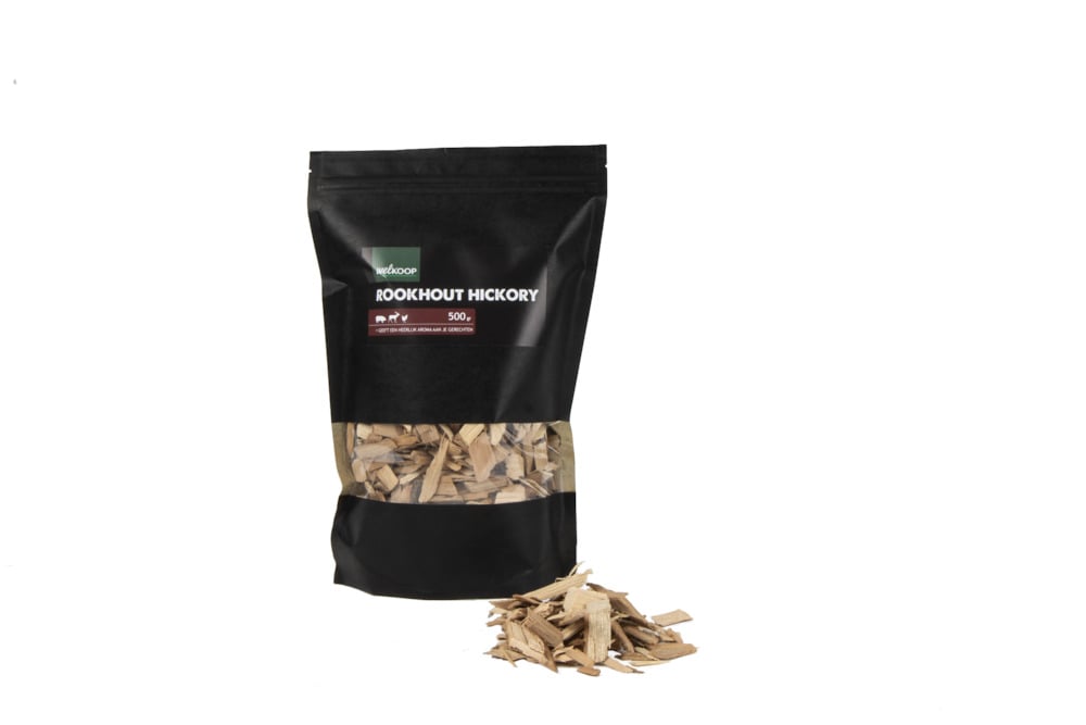 Welkoop - Rookhout Hickory - 500 Gram - Bruin - Hickory Welkoop - Rookhout Hickory - 500 Gram - Bruin - Hickory