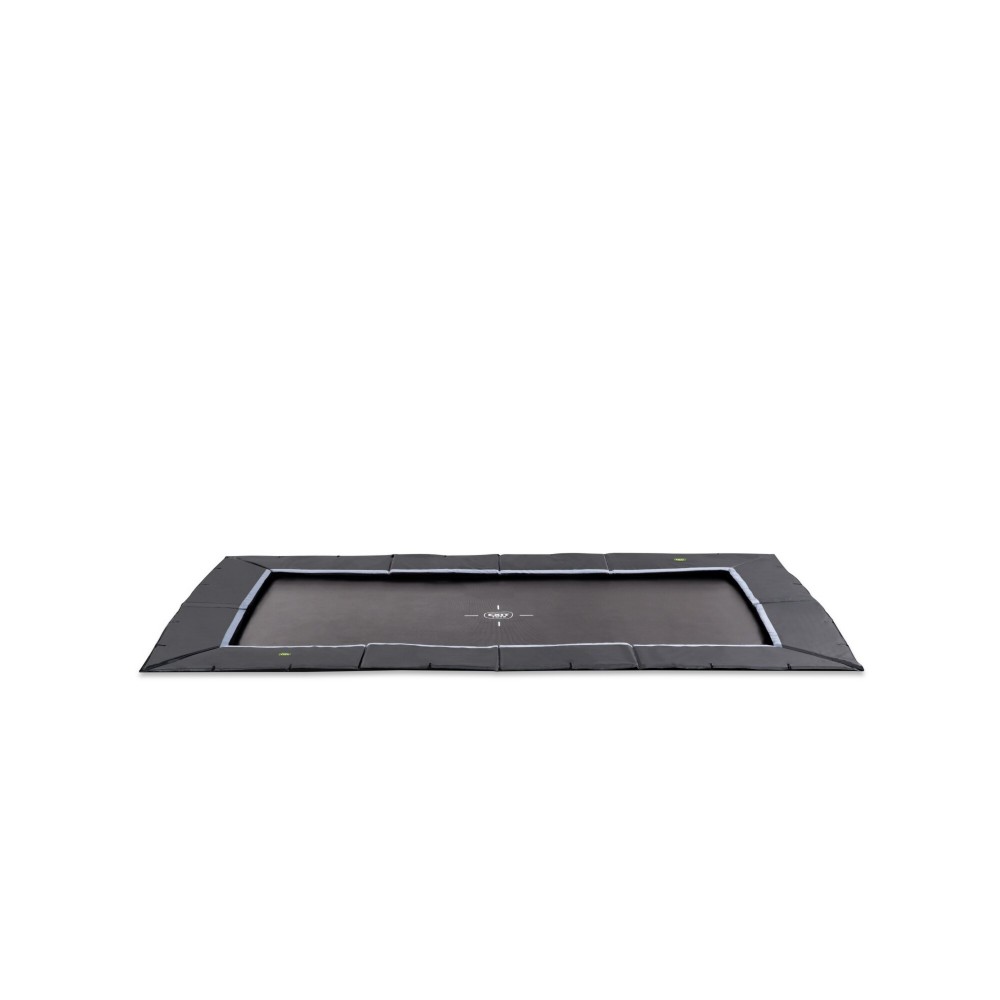 EXIT Dynamic groundlevel - Trampoline - Zwart - 305x519 cm