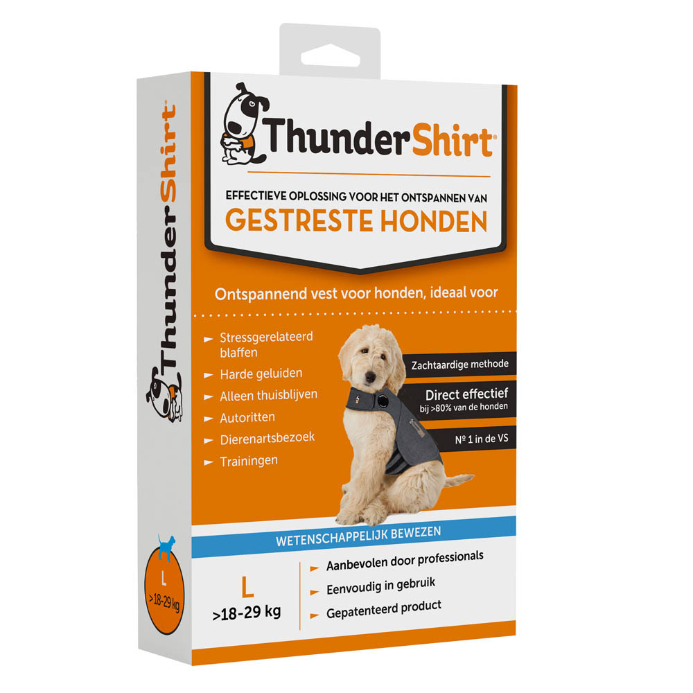 ThunderShirt 4-6kg - Anti stress vest - grijs - XS