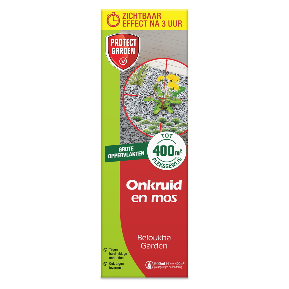 Protect Garden Belouhka Garden- Onkruid- en mosbestrijder - 900 Milliliter