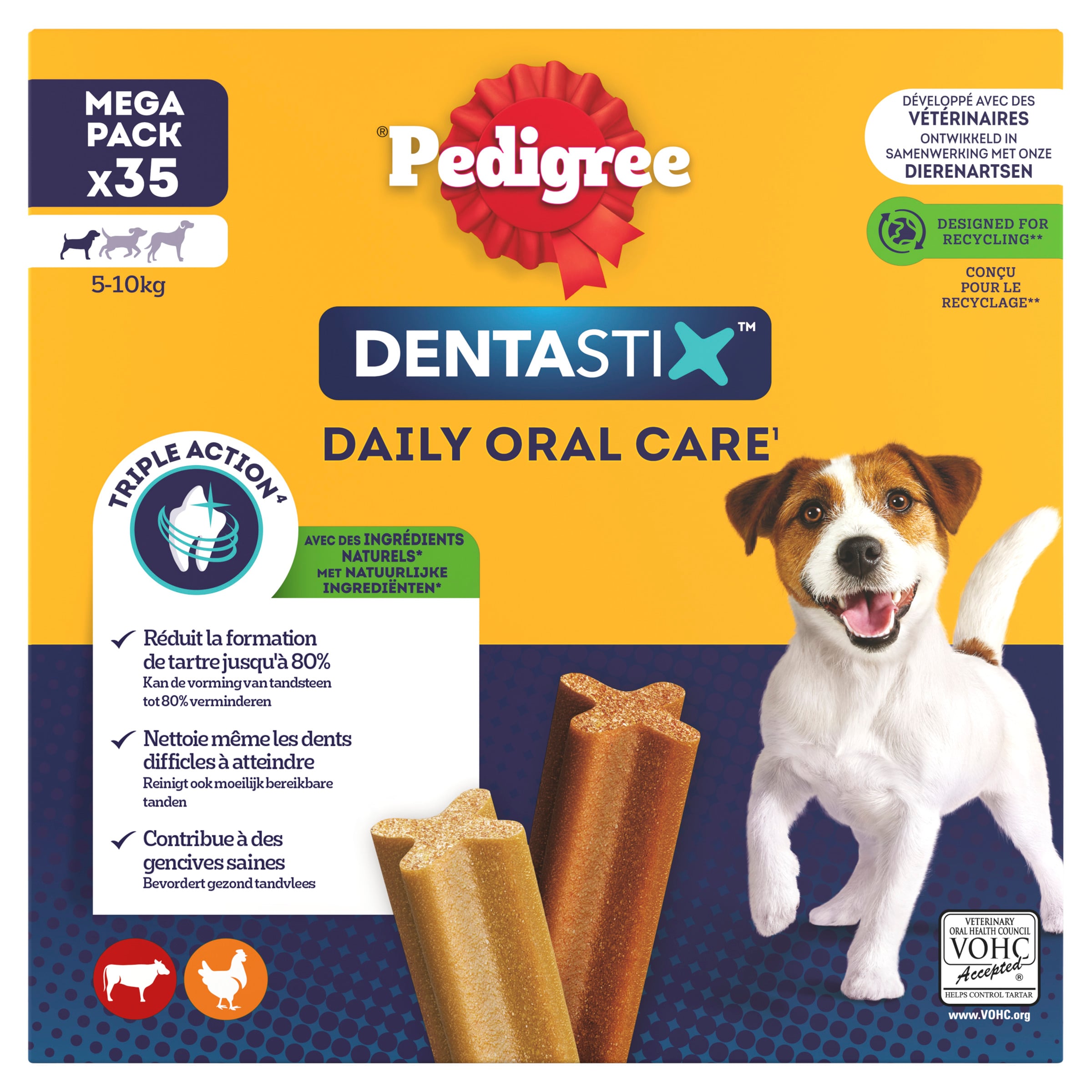 Pedigree Dentastix - Hondensnack - 35 Stuks - dental - XS