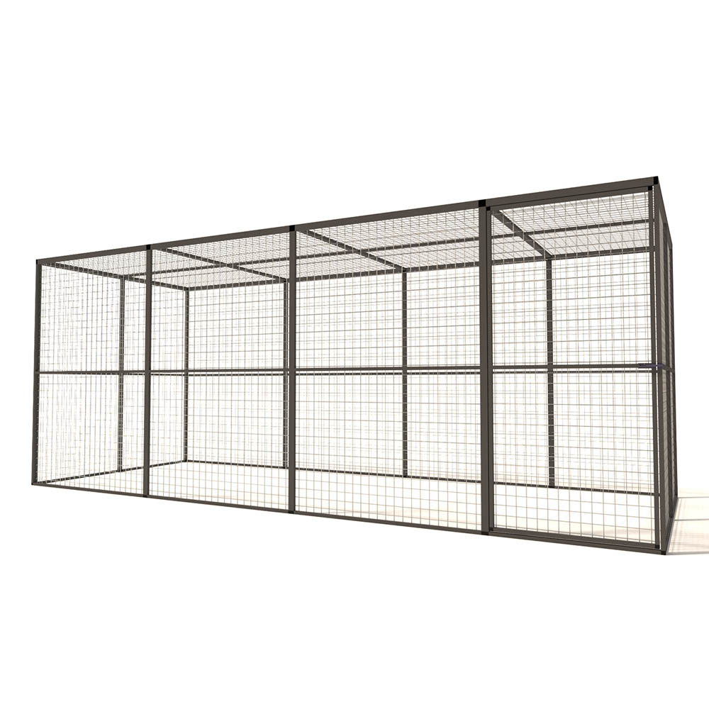 Glorenza Lilly - Kattenren - Antraciet - 178x176x449 cm Glorenza Lilly - Kattenren - Antraciet - 178x176x449 cm
