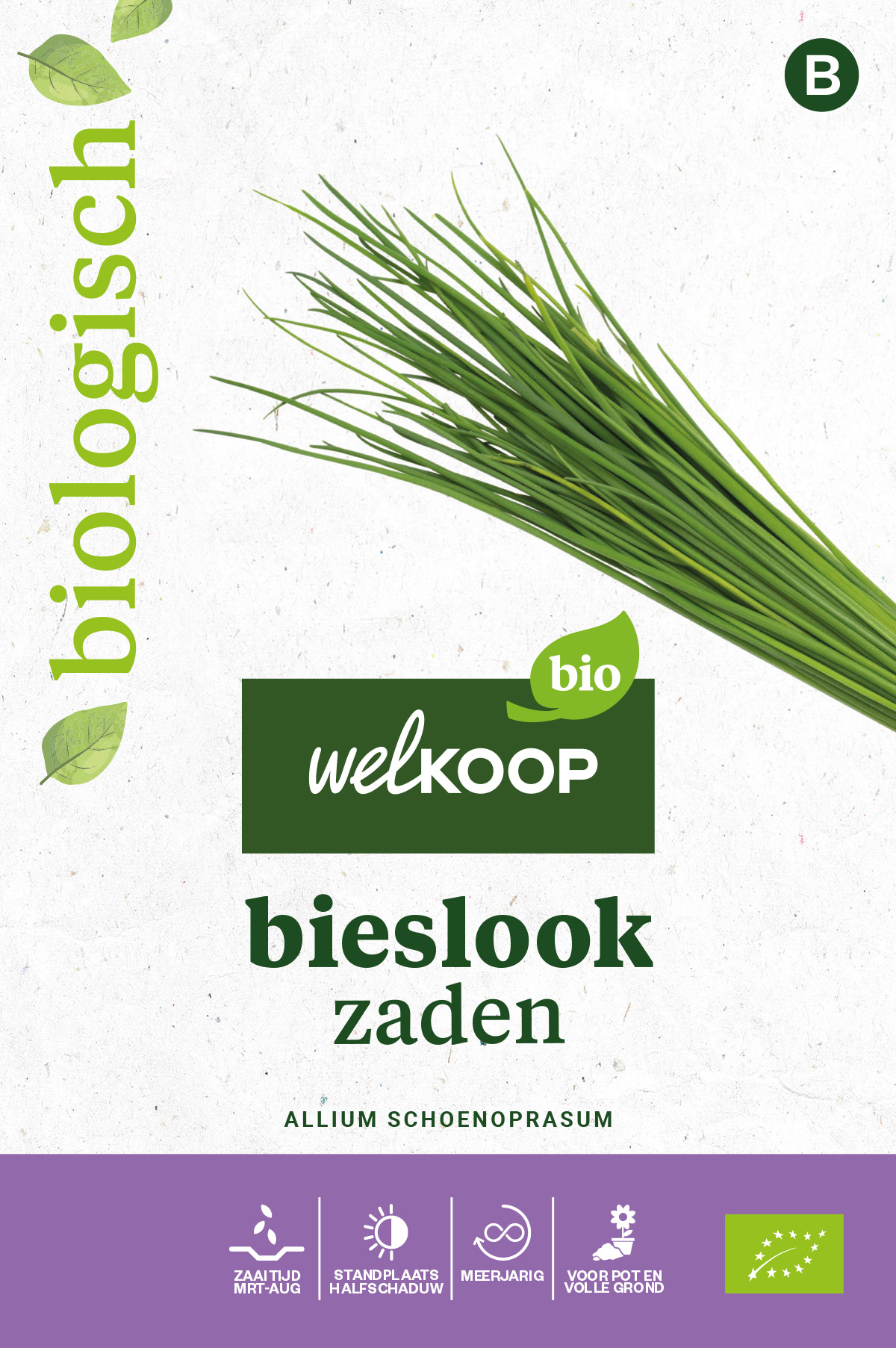 Welkoop Bio - Bieslook Zaden - 0.4 Gram