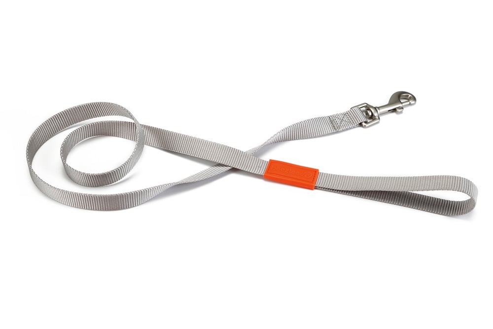 Beeztees Uni  - Hondenriem - lichtgrijs - 1.5 cm - 120 cm