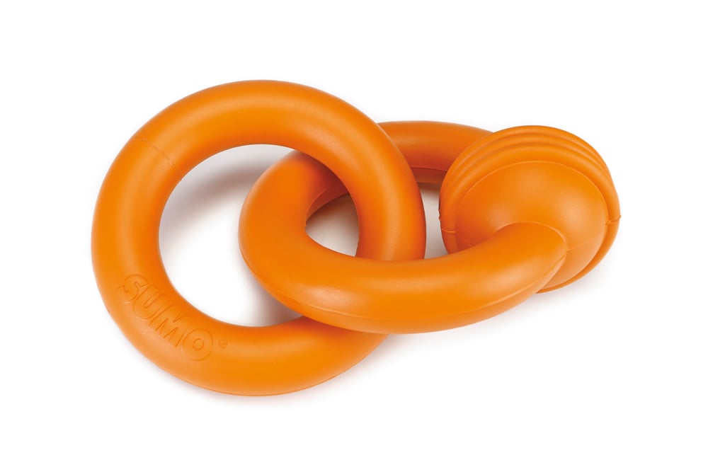 Beeztees Sumo Team - Kauwspeelgoed - Hond - oranje - 34x15.2x15 cm