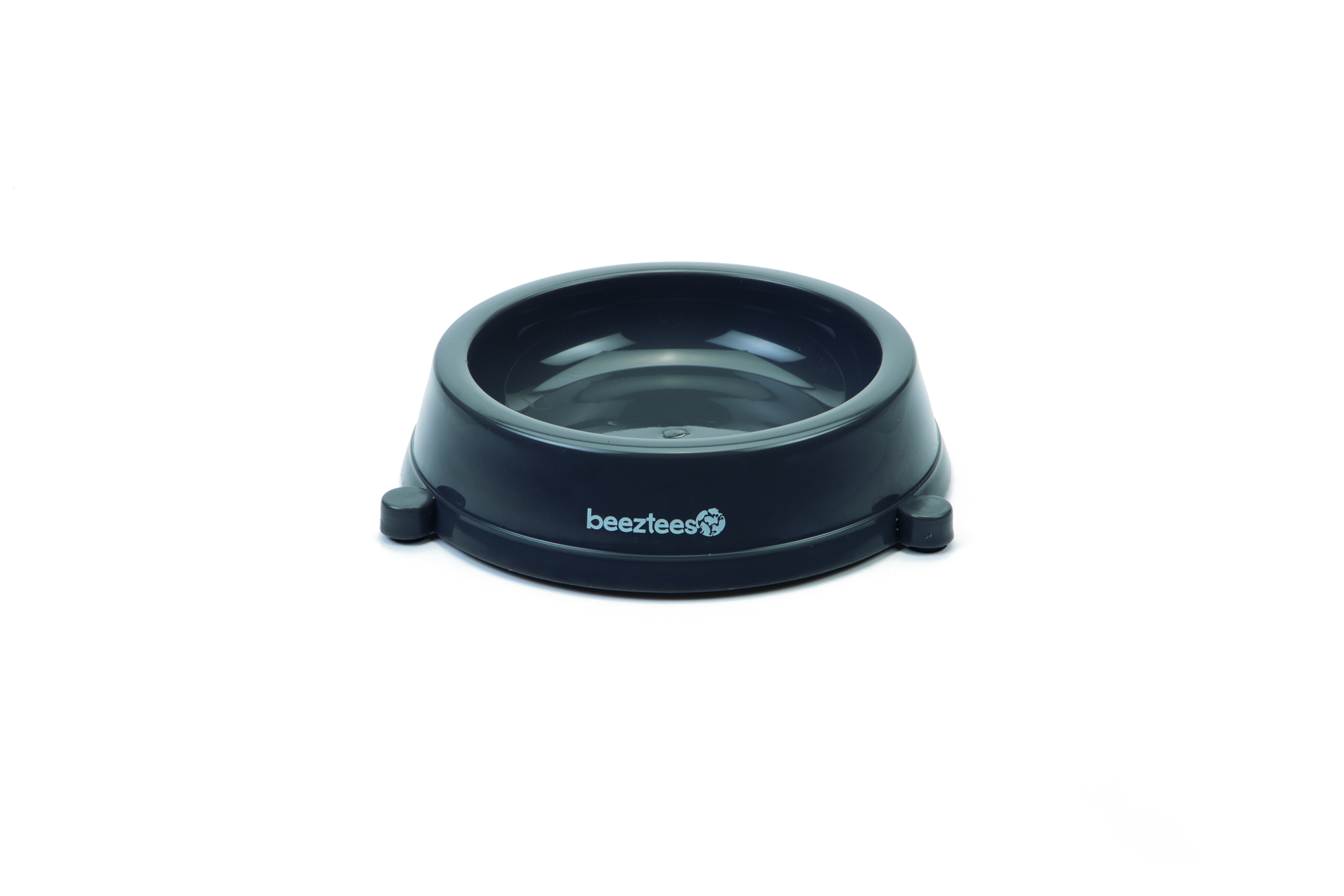 Beeztees Eetbak Antislip Kat - Voerbak - Antraciet - 3.5x16x17 cm - 12 cm