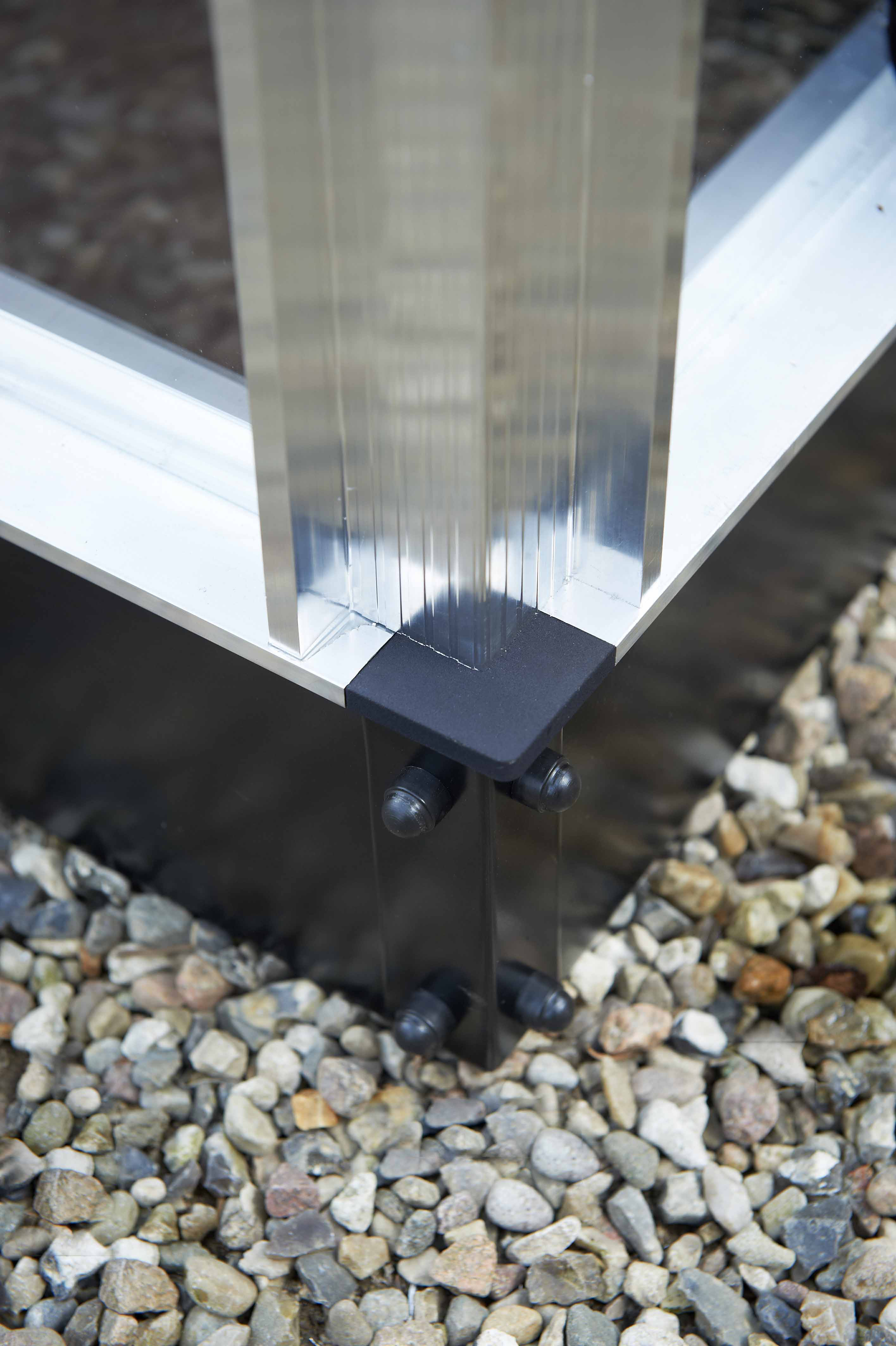 HALLS Magnum 148 Tuinkas - Fundering - zwart - 12x3x1 cm