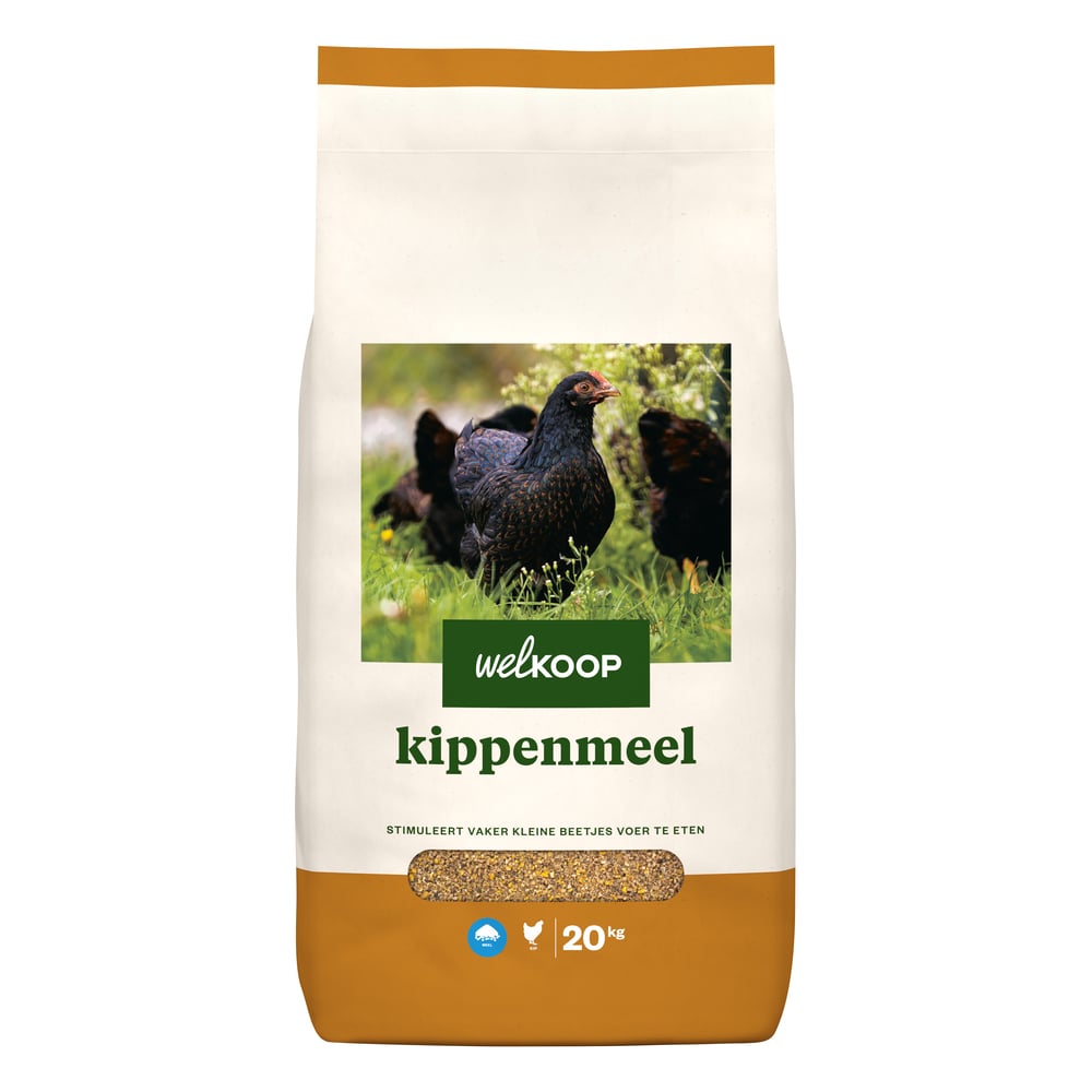 Welkoop Kippenmeel - Kippenvoer - 20 Kilogram
