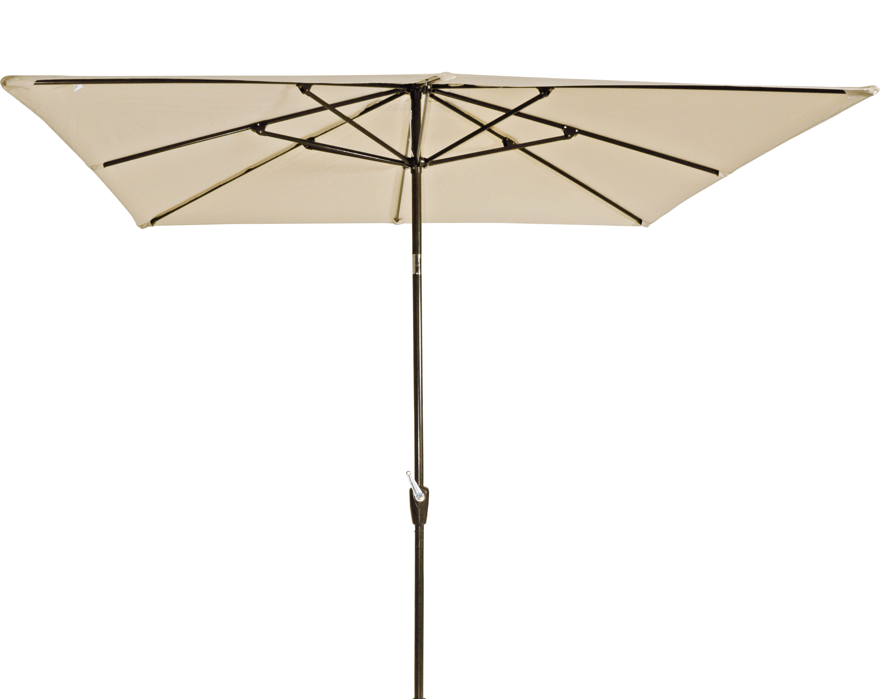 Lesli Living Libra Stokparasol - Parasol - Ecru - 250x250 cm Lesli Living Libra Stokparasol - Parasol - Ecru - 250x250 cm