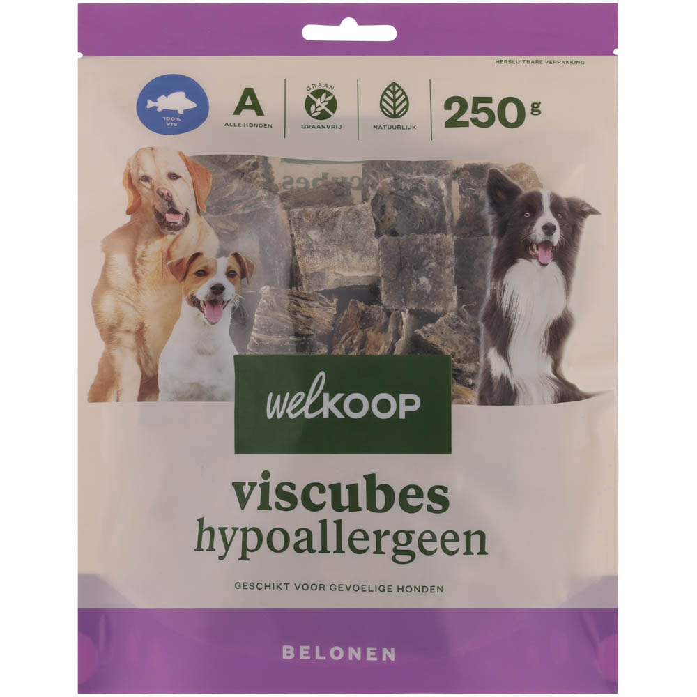 Welkoop - Viscubes Hypoallergeen - 250 Gram - vis