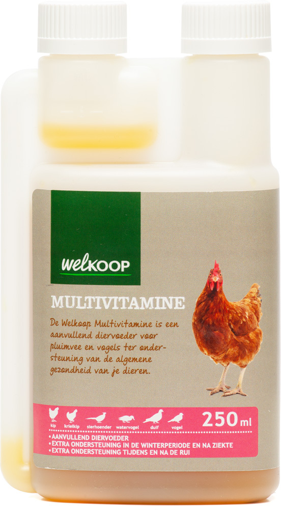 Welkoop Multivitamine Pluimvee - Supplement - 250 Milliliter