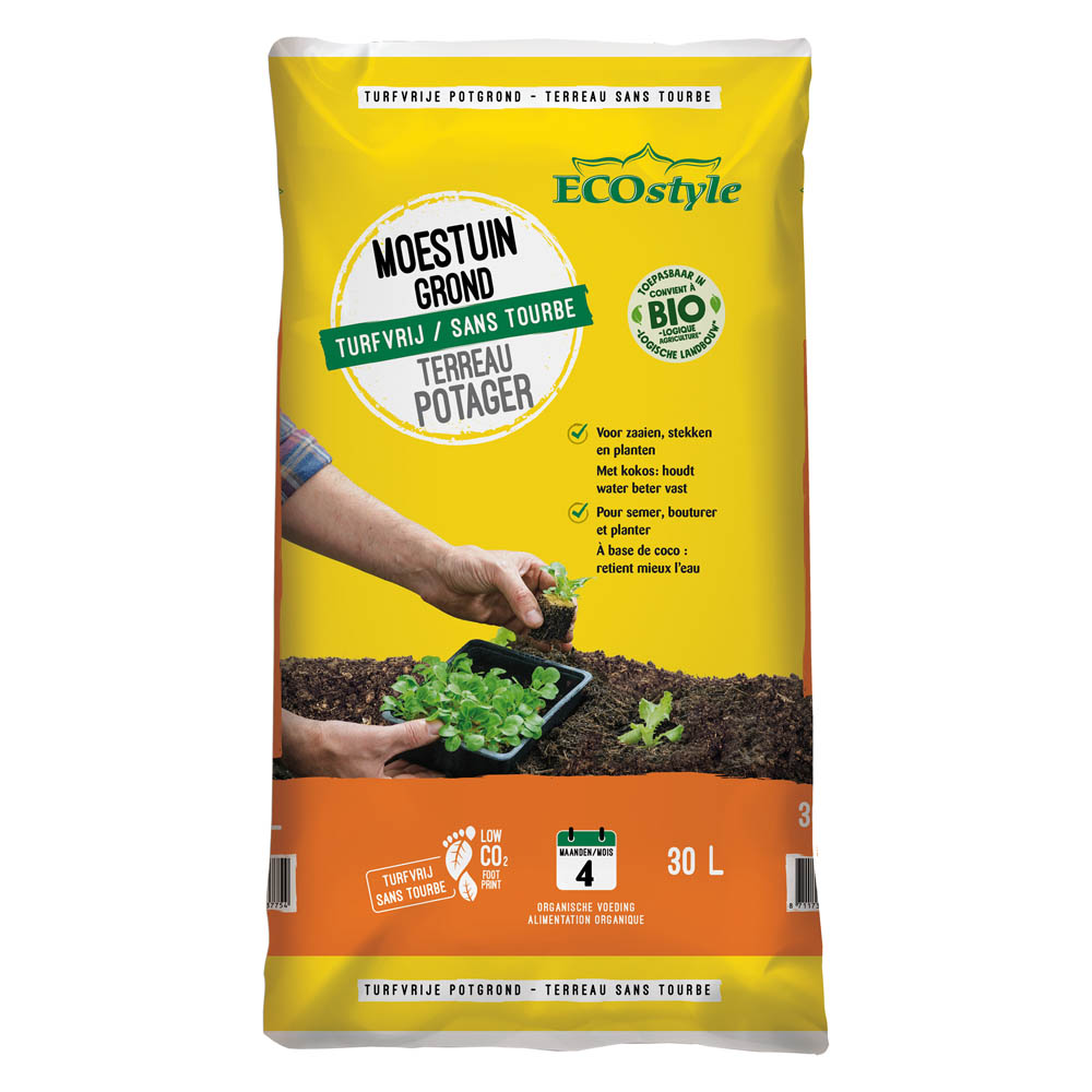 ECOstyle Moestuin - Tuinaarde - 30 Liter