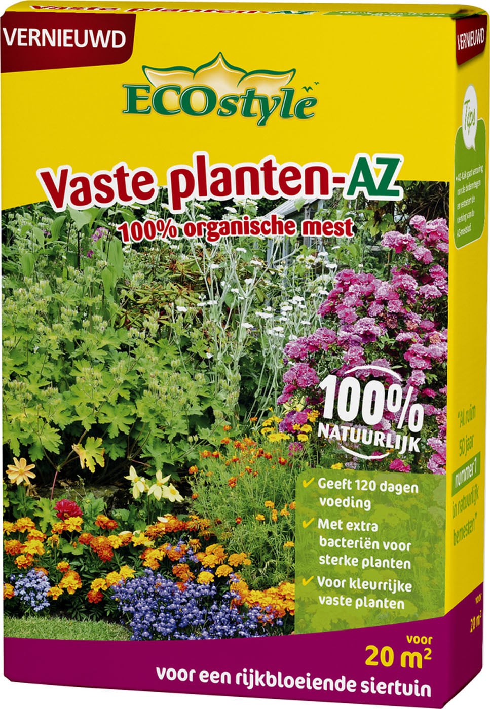 ECOstyle Vaste planten-AZ - Siertuinmeststof - 20 m2 - 1600 Gram