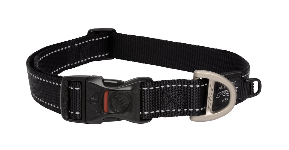 Rogz Utility - Halsband Hond - zwart - 43 tot 70 cm