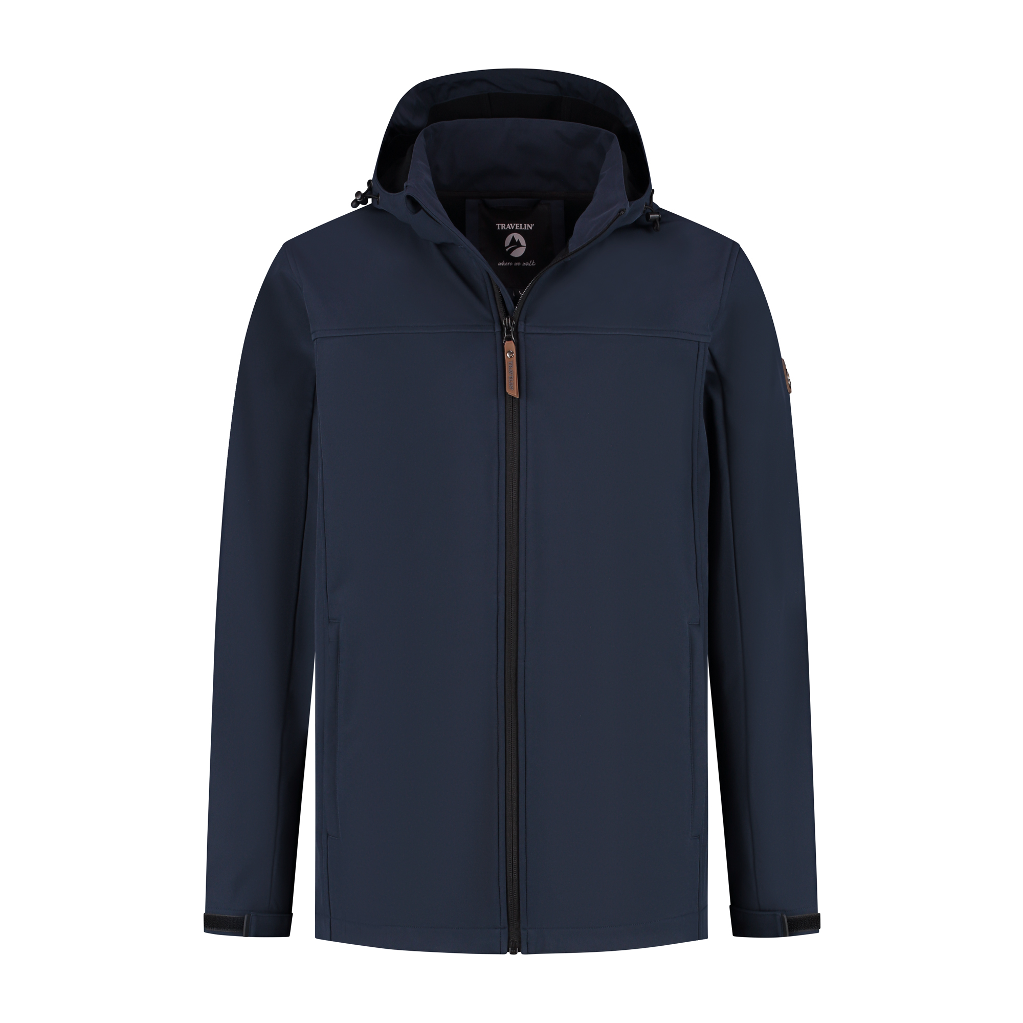 Travelin Mikkel - Softshell jas - Navy - M