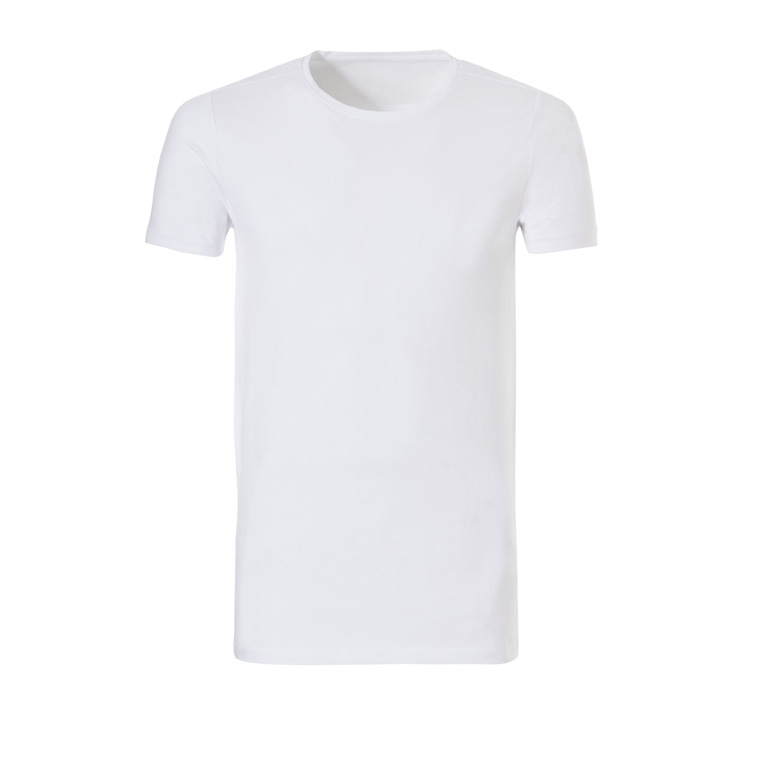 Ten Cate Extra Lang Ronde hals - T-shirt - Wit - M