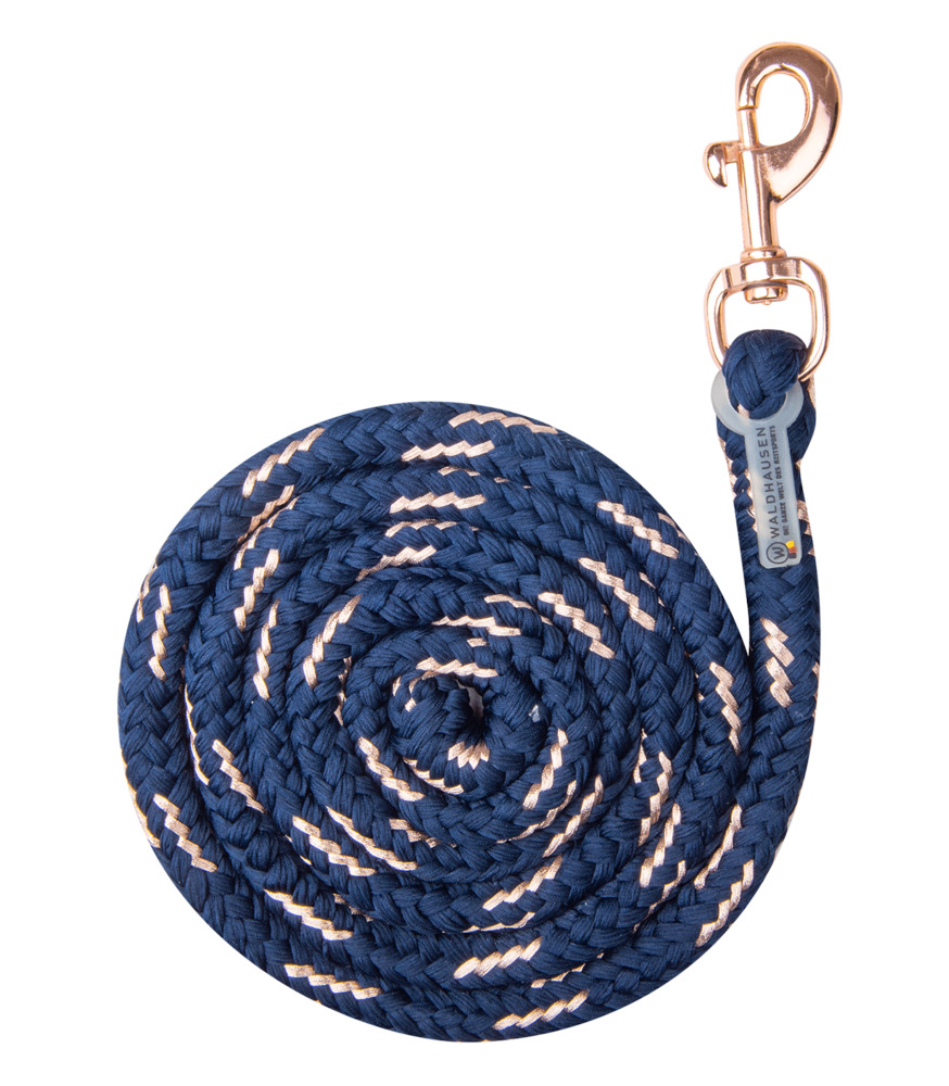 Waldhausen Lurex - Halstertouw - Blauw/Rose - 200 cm