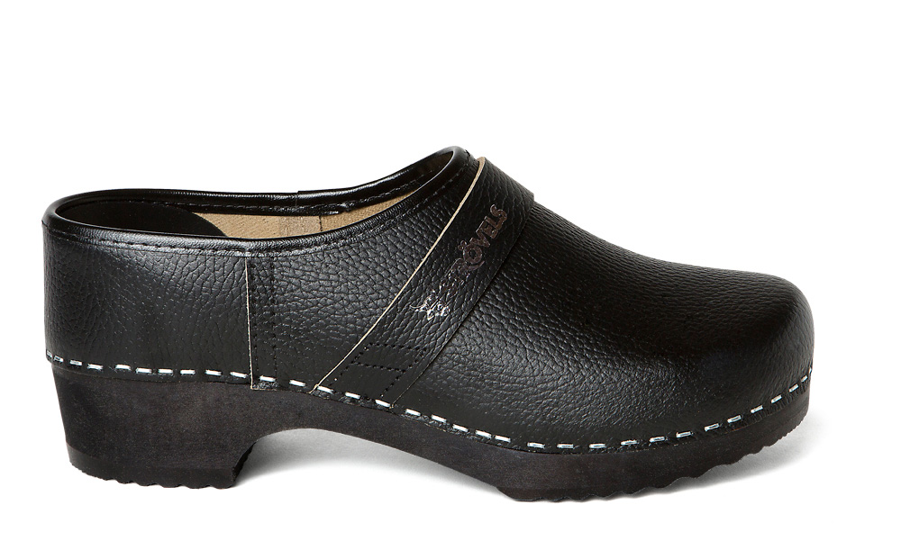 Strövels 502 - Schoenklompen - Zwart - 44