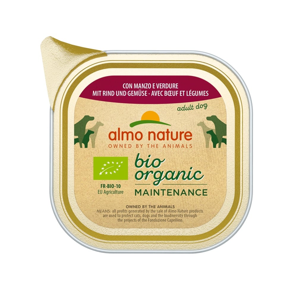 Almo Nature Adult Bio Organic Maintenance - Hondenvoer - 100 Gram - rund