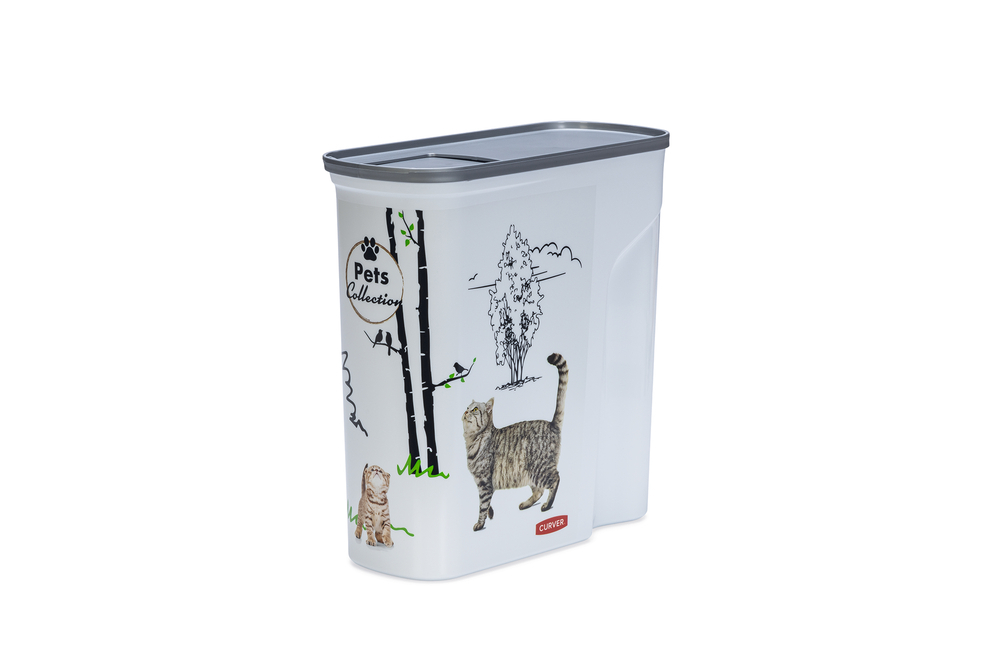 Curver Kat - Voercontainer - 6 l - Wit
