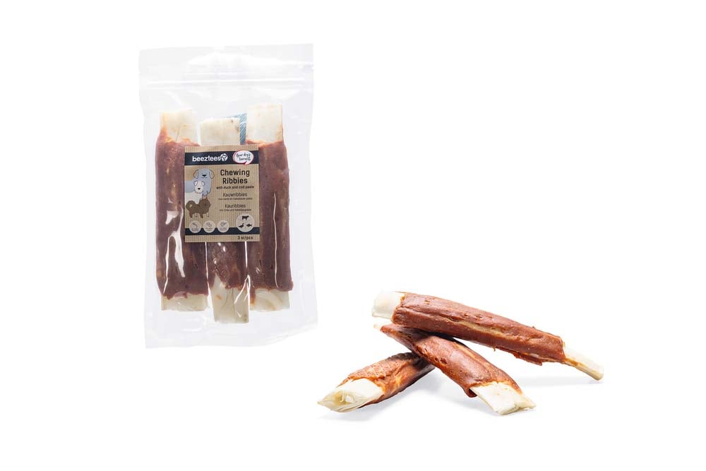 Beeztees Kauwsnack - Hondensnack - 3 Stuks - vis Beeztees Kauwsnack - Hondensnack - 3 Stuks - vis
