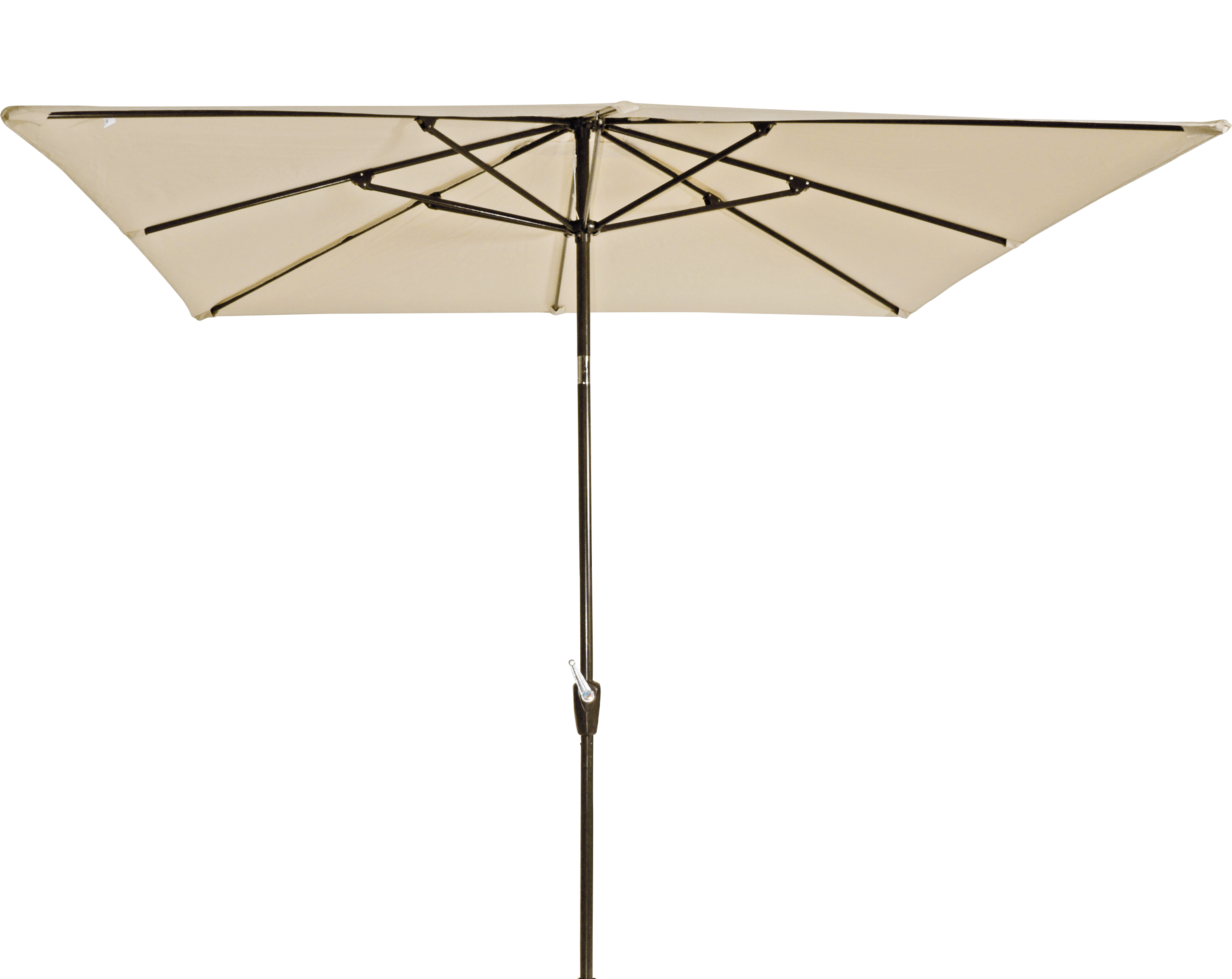 Lesli Living Libra Stokparasol - Parasol - Ecru - 6x250x250 cm