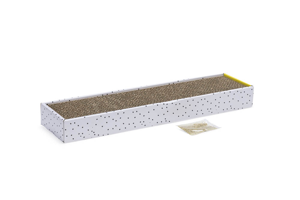 Beeztees Pula - Krabplank - Wit Bruin - 10x47x10 cm