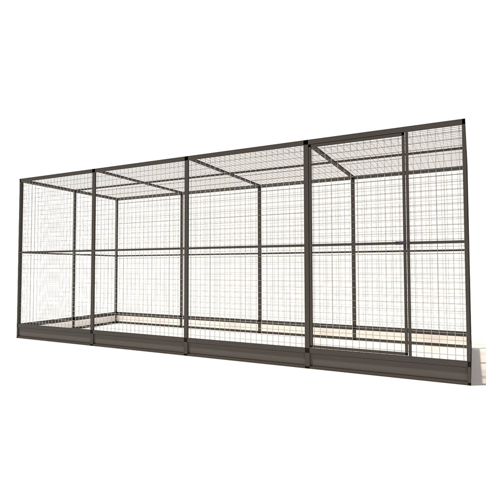 Glorenza Noa - Kattenren - Antraciet - 193x176x484 cm