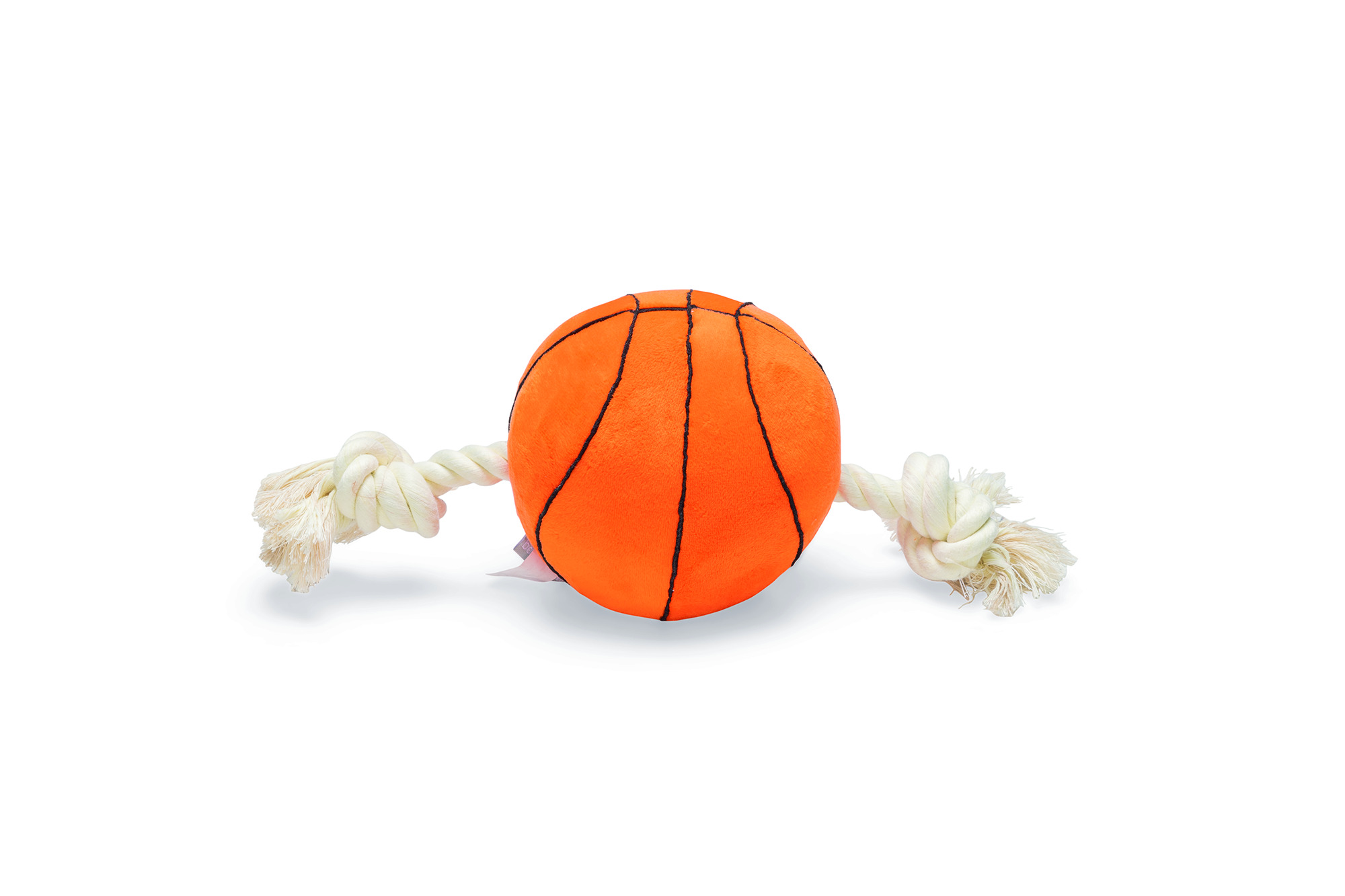 Beeztees Basketbal Pluche - Flostouw - Knuffels - Hondenspeelgoed