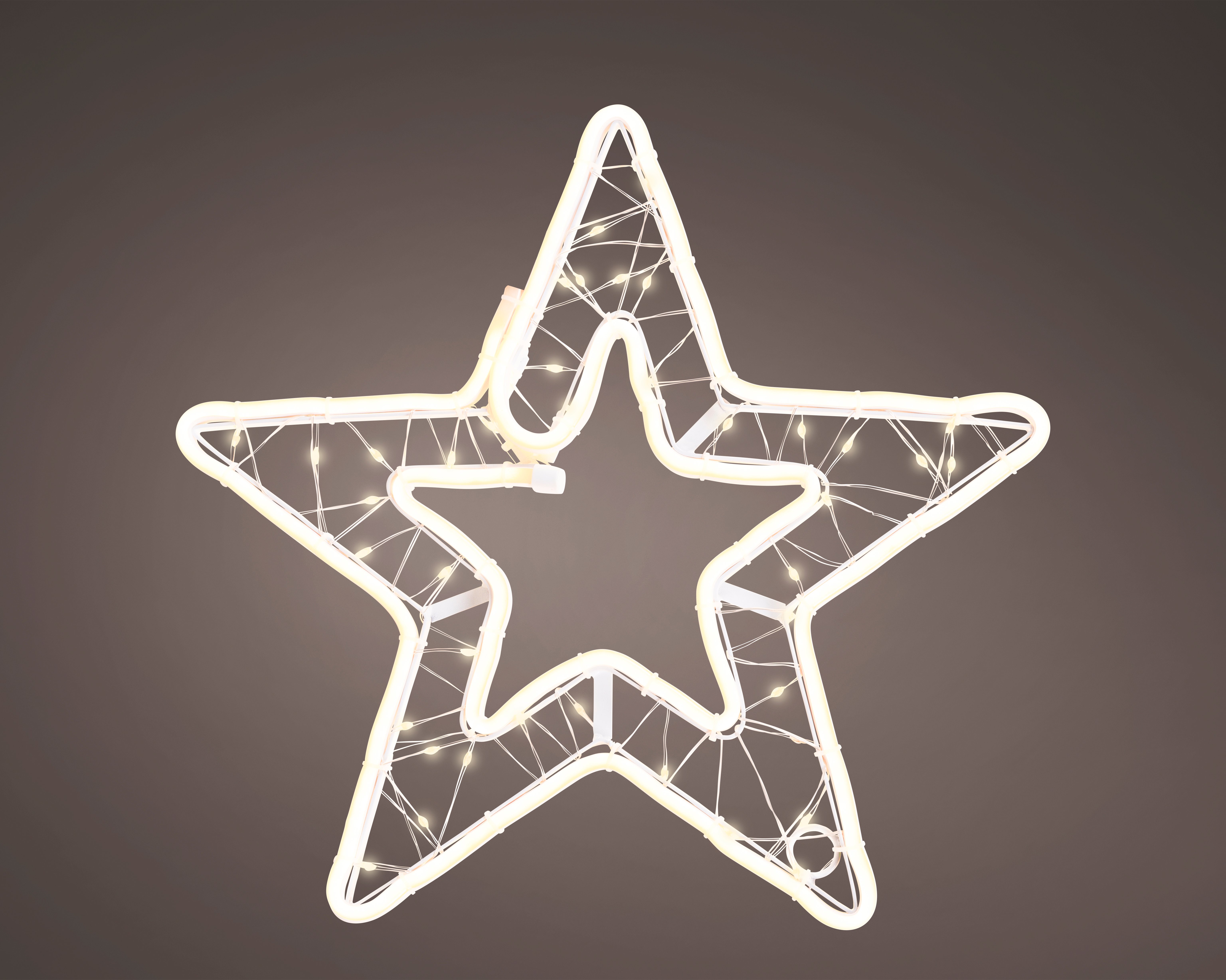 Lumineo Neon LED - Kerstster - 236 - Warm wit - 35.5 cm Lumineo Neon LED - Kerstster - 236 - Warm wit - 35.5 cm