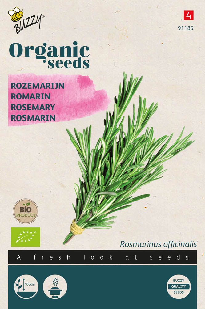Buzzy Rozemarijn (BIO) Rosmarinus officinalis - Kruidenzaden