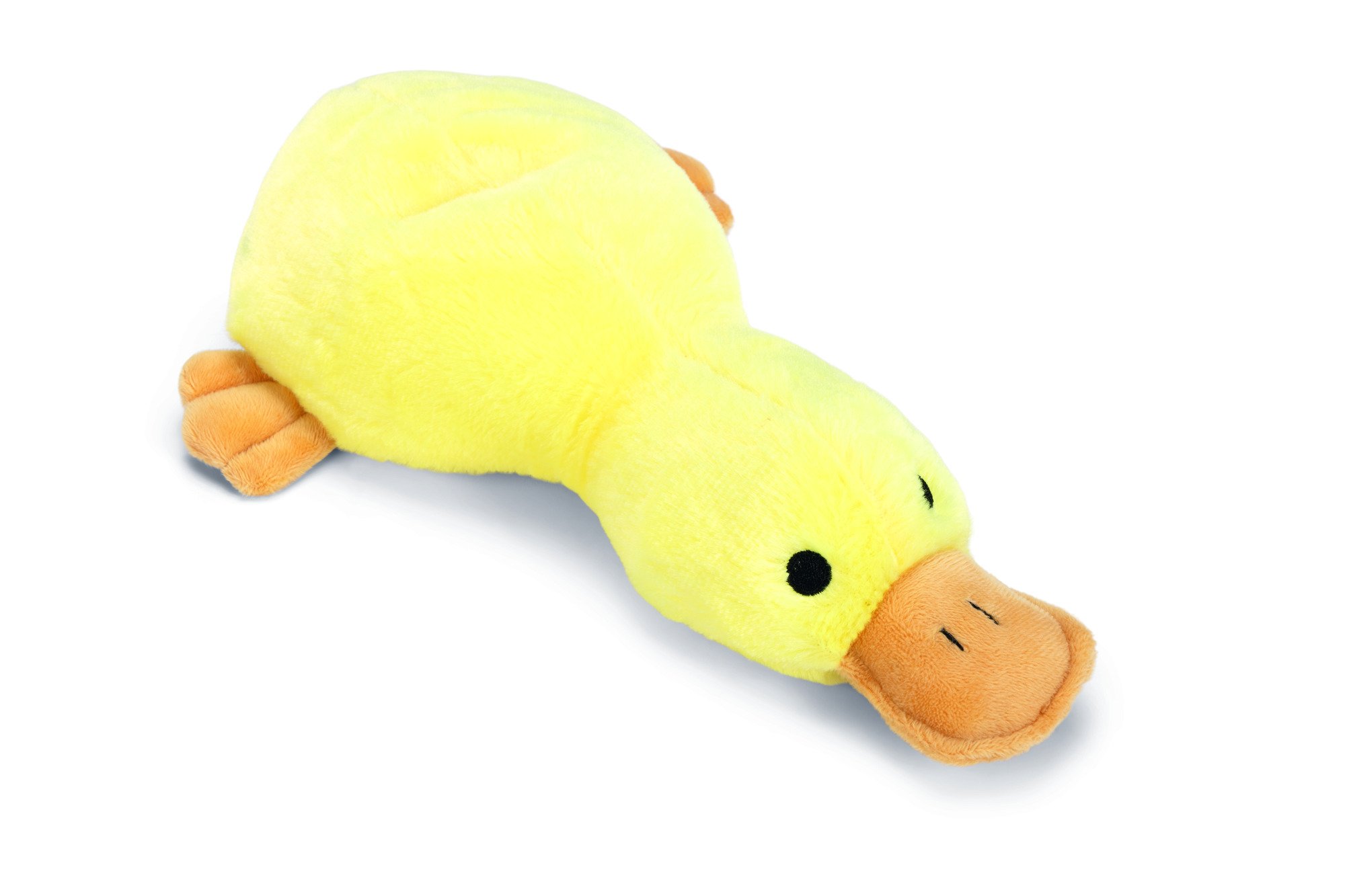 Beeztees Peppin Eend - Pluche Knuffel - Hondenspeelgoed - geel - 1x1x36 cm